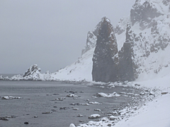 冬の地蔵岩
